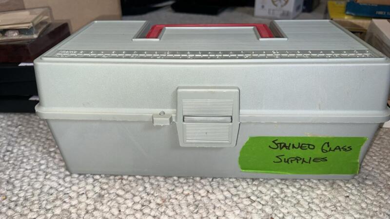 Stained Glass Supplies & Tackle Box