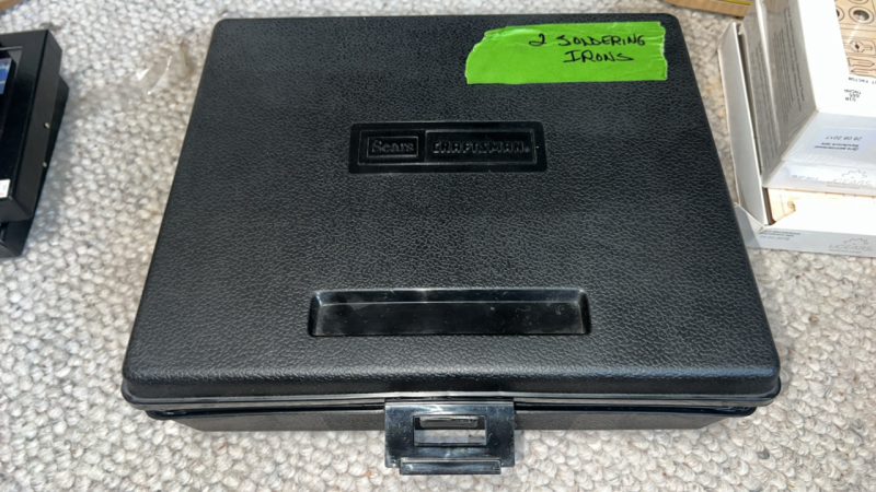 Soldering Irons (2) & Carrying Case