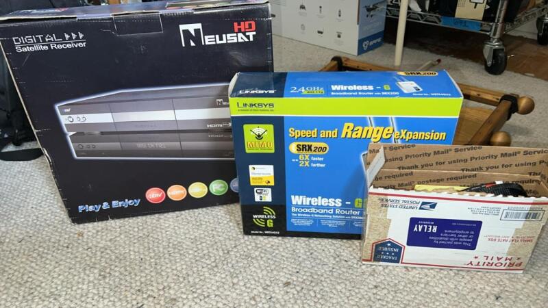 Satellite Receiver & Wireless Broadband Router