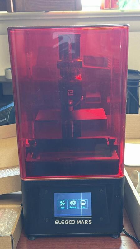 Elegoo Mars 3-D printer pro and accessories