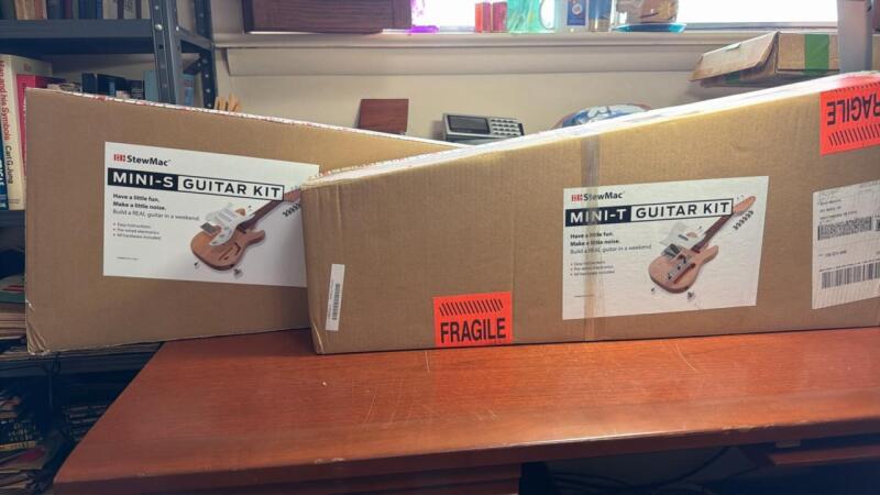 Mini S and mini T guitar kits