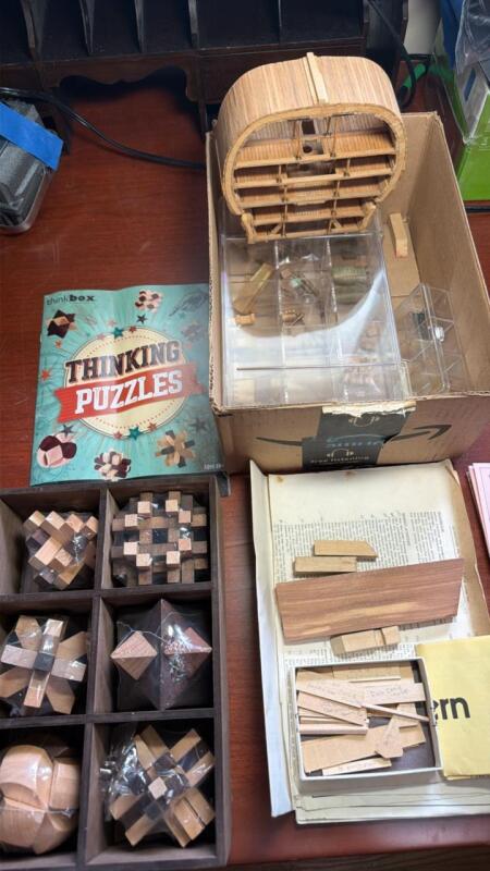 Wood puzzles and wood parts