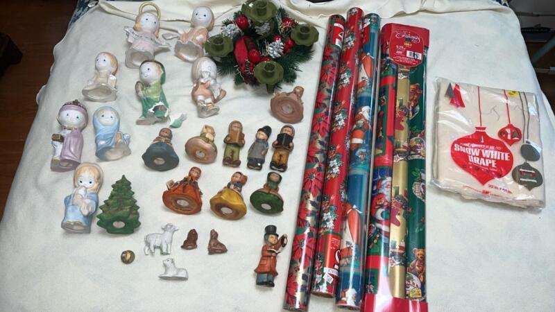 Hand Painted Nativity Figurines & Christmas Items