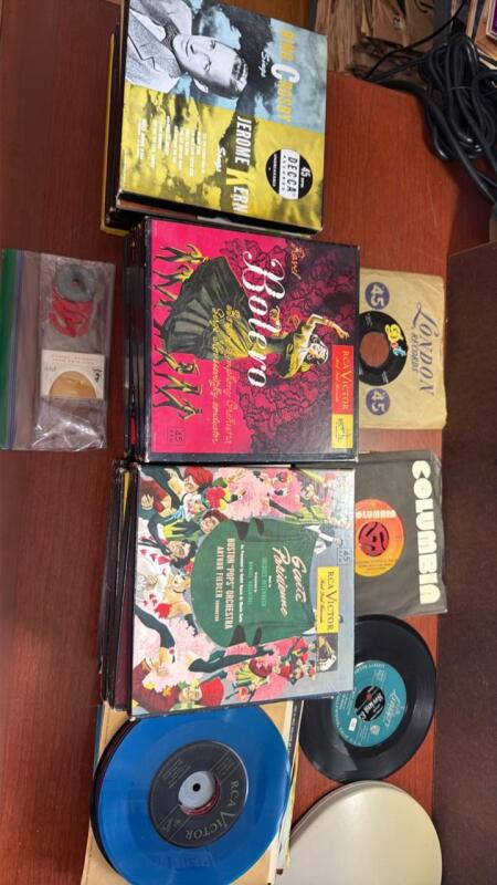 Vintage 45 Vinyl Records