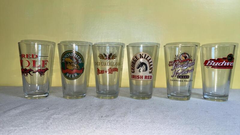 Collectible Beer Glasses (6)