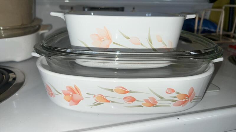 Corning Ware Casserole Dishes (2)