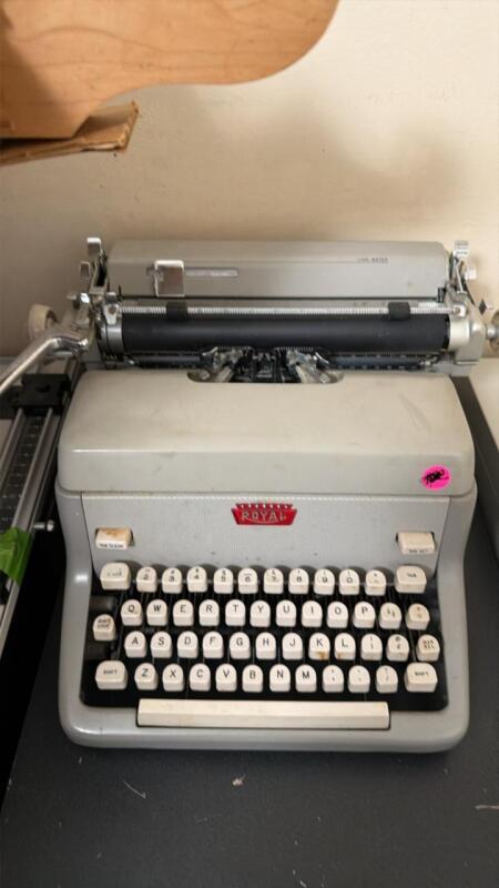Vintage royal typewriter