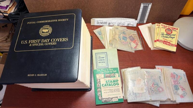 Large stamp collection