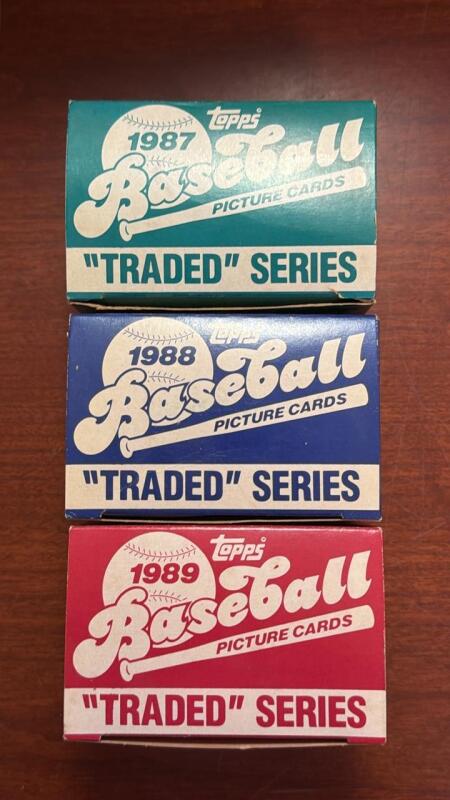 Baseball cards, 1987, 1988 1989