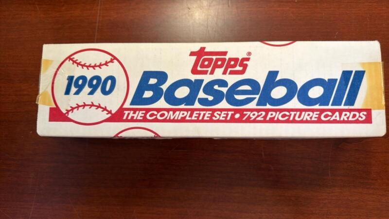 Topps 1990 baseball card complete set