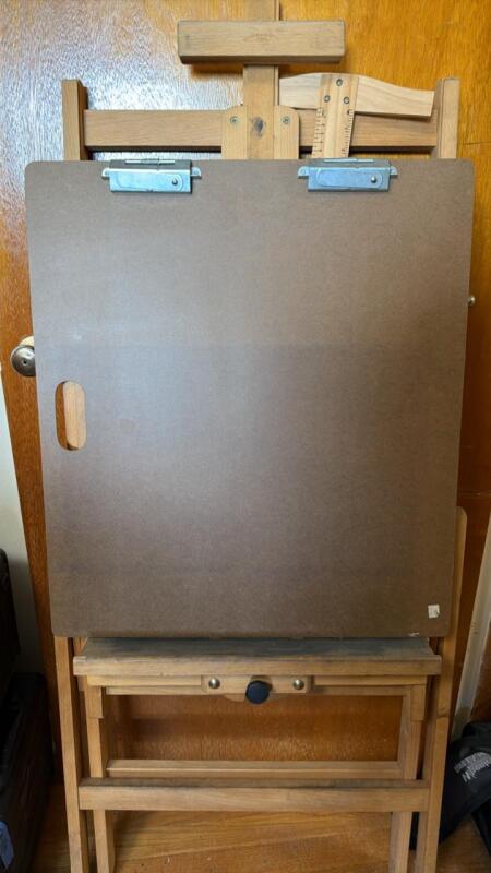 Wood art easel