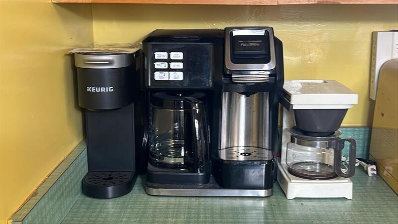 Coffee Pots (2) & Keurig