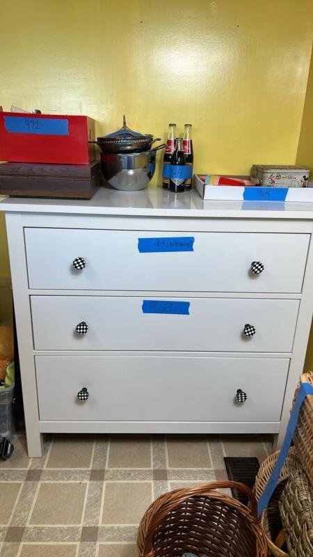 White 3-Drawer Dresser