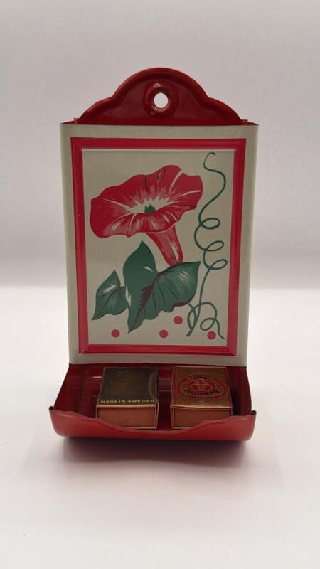 Vintage matchbox holder