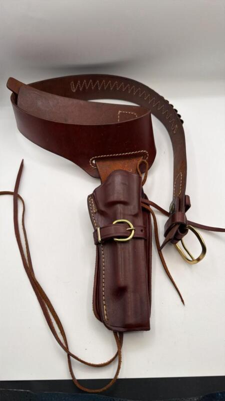 Leather gun holster