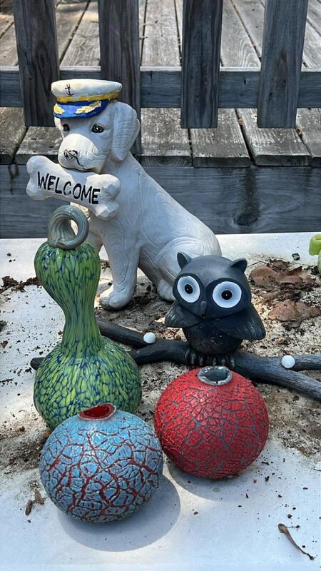 Garden Statues & Glass Art Pieces
