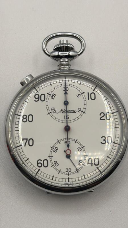 Minerva Swiss stop watch