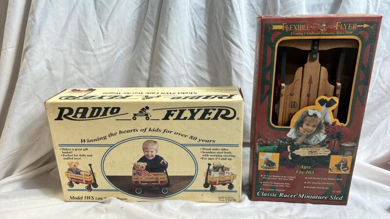 Mini Radio Flyer Wagon & Sled