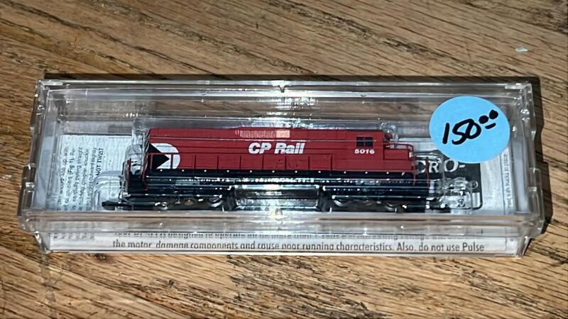 Micro-Trains Line model train Canadian Pacific railroad car.