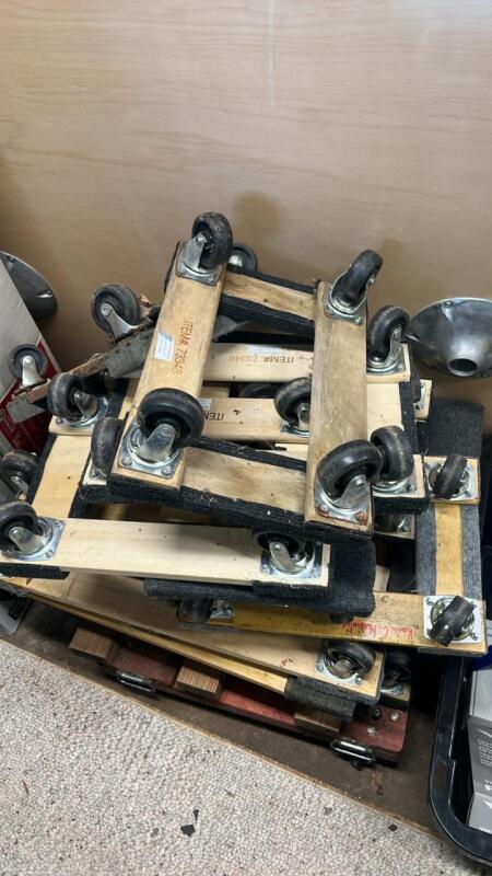 Rolling Furniture Dollies (Large Lot)