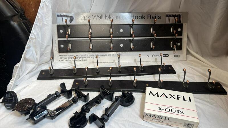 Hanging Wall Hooks, Golf Balls & Cell Phone Mounts