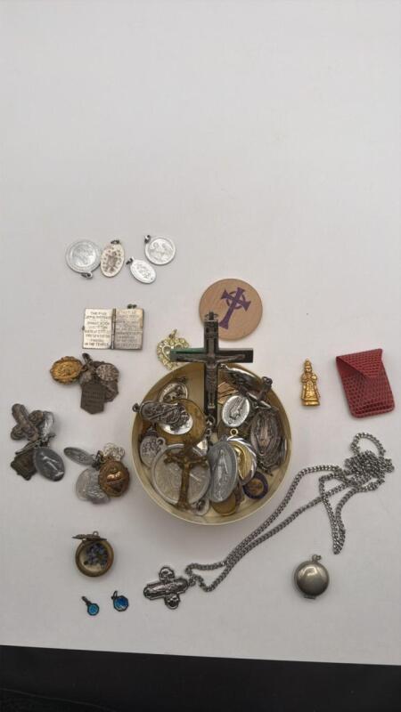 Religious pendant and items