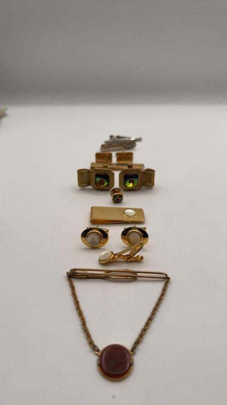 Cufflinks and tie tacks