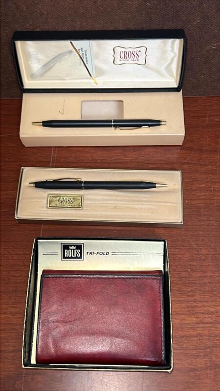 Cross Pens & Rolf Tri-Fold Cowhide Wallet