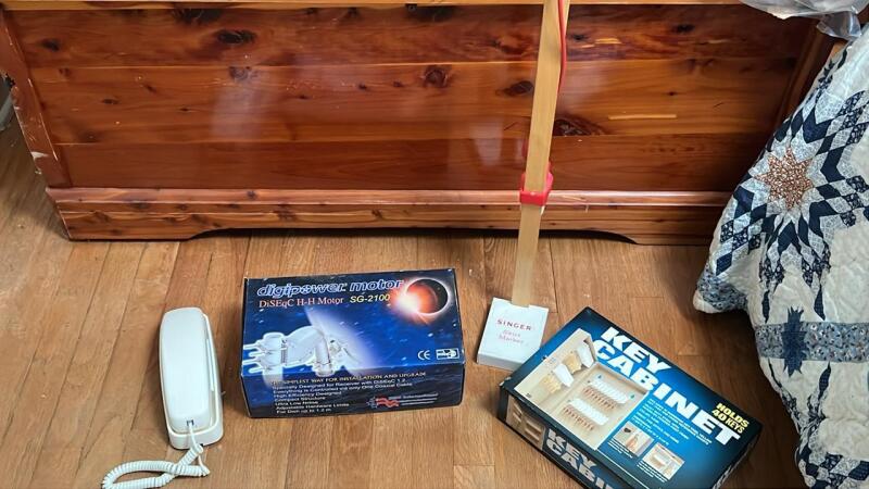 Key Cabinet, Satellite Dish Holder, Skirt Marker & Corded House Phone